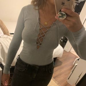 Free people long sleeve shirt